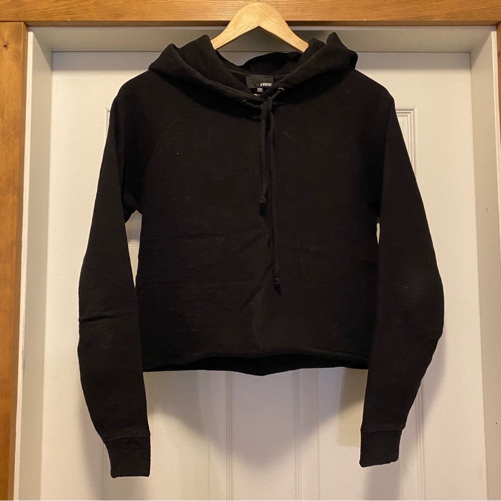 Wilfred Free Cropped French Terry Hoodie